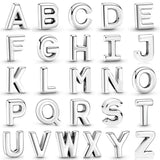 Alphabet Letter A-Z Petite Locket Floating Charms 925 Sterling Silver Beads DIY