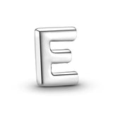 Alphabet Letter A-Z Petite Locket Floating Charms 925 Sterling Silver Beads DIY