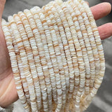 Natural Shell Flat Beads for Jewelry Making