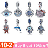 925 Silver Beads Charms for Bracelet Necklace Women Jewelry Making