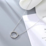 925 Sterling Silver Round Necklaces & Pendants For Women