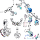 925 Silver Beads for Charm Bracelet Necklace Jewelry Making
