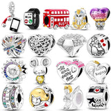 925 Silver Dangle Charm Beads for Charmhub Bracelet Necklace