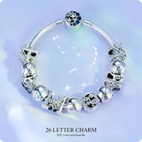 925 Silver Zodiac Constellations Beads Charms for Bracelet Necklace DIY