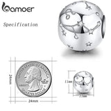 925 Silver Zodiac Constellations Beads Charms for Bracelet Necklace DIY