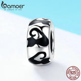 925 Silver Cat Nail Spacer Beads for Bracelet