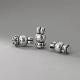 999 Pure Silver Rabbit Separation Loose Beads Bracelets DIY Jewelry Accessories