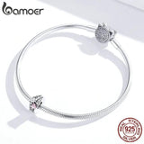 Sterling Silver Sweet Heart Charm for Women DIY Bracelet