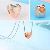 925 Sterling Silver Spacer Crystal Bead Rose Charms for Bracelet