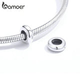 925 Sterling Silver Minimalist Stopper Charm for Bracelet