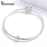 925 Sterling Silver Minimalist Stopper Charm for Bracelet