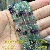 Faceted Round Stone Spacer Beads Agate Jade Citrine Rose Quartz Prehnite 15''