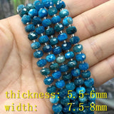 Faceted Round Stone Spacer Beads Agate Jade Citrine Rose Quartz Prehnite 15''