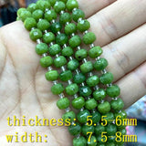 Faceted Round Stone Spacer Beads Agate Jade Citrine Rose Quartz Prehnite 15''