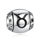 925 Sterling Silver Zodiac Charms for Bracelet Beads