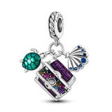 Hot 925 Silver Plata Pendant Charm Ladies Bracelet DIY Beaded