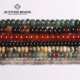 Onxy Jade Abacus Beaded Memory Wire Bracelets