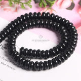 Onxy Jade Abacus Beaded Memory Wire Bracelets