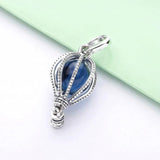 Moonlight Crystal Air Balloon Pendant Beads for 925 Silver Bracelet