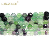 Natural Fluorite Round Gemstone Beads 6/8/10MM