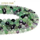 Natural Fluorite Round Gemstone Beads 6/8/10MM