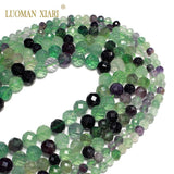 Natural Fluorite Round Gemstone Beads 6/8/10MM