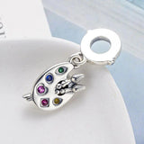 Crystal Pendant Beads for 925 Sterling Silver European Bracelet