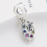 Crystal Pendant Beads for 925 Sterling Silver European Bracelet
