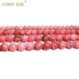 Natural Argentina Rhodochrosite Red Round Stone Beads 4/6/8/10/12 mm