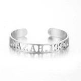 Personalized Name Bracelet Stainless Steel Adjustable Bracelets