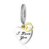Silver 925 Beads Fits 925 Silver Charm Bracelet Necklace Women Pendant Beads