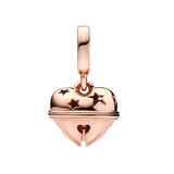 925 Silver Bell Dangle Charm Bead for Bracelet Pendant