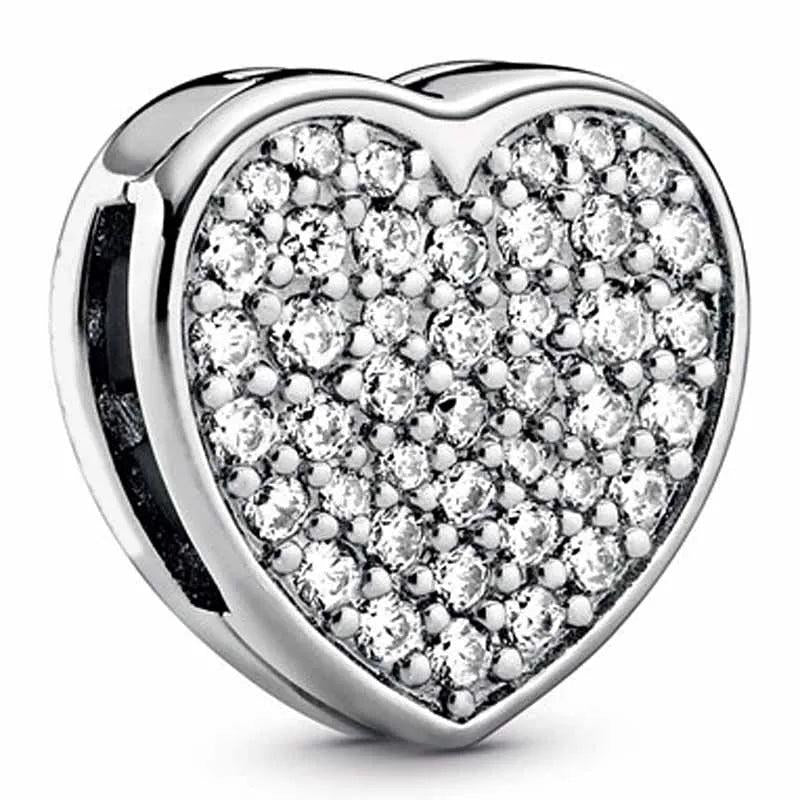 Pink Elegance Clip Lock Charm for Bracelet Bangle