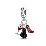 Silver 925 Beads for Bracelet Necklace Women Pendant Beads