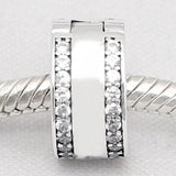 Crystal Clip Lock Stopper Beads for 925 Silver Bracelets