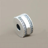 Crystal Clip Lock Stopper Beads for 925 Silver Bracelets