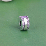 Crystal Clip Lock Stopper Beads for 925 Silver Bracelets