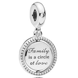 Tree Of Life Crystal Pendant Beads 925 Silver Charm Bracelet Bangle