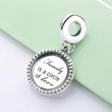 Tree Of Life Crystal Pendant Beads 925 Silver Charm Bracelet Bangle