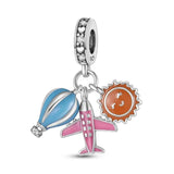 925 Silver Beads Hobby Sports Game Food Charm for Bracelets