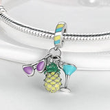 925 Silver Boy Girl Balloon Pendant Charm Bead for Bracelet Necklace