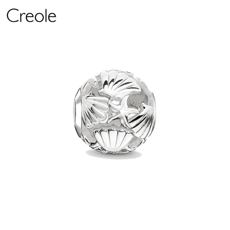 925 Silver Fleur-de-lis Lily Charm Beads
