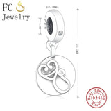 925 Silver Nurse Doctor Stethoscope Beads Pendant for Charm Bracelet