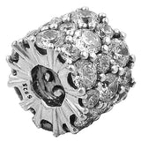 925 Sterling Silver Charm Bracelet DIY Crystal Beads