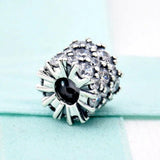 925 Sterling Silver Charm Bracelet DIY Crystal Beads