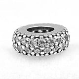 Crystal Spacer Beads for 925 Silver Charm Bracelet DIY
