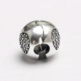 Crystal Heart Clip Lock Stopper Bead for 925 Silver Bracelet