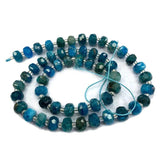 Apatite Faceted Round Spacer Beads for Jewelry Making
