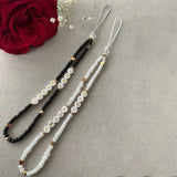 Custom Name Keychain with Ceramic Letter Beads