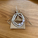 Custom Name Keychain with Ceramic Letter Beads